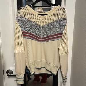 Free people knit sweater